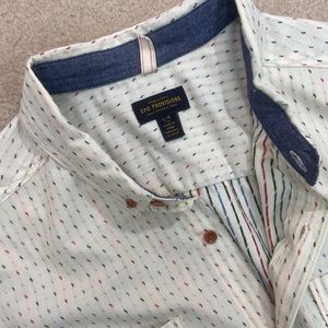 CPO Provisions Mens Oxford Button Down Shirt Lrg